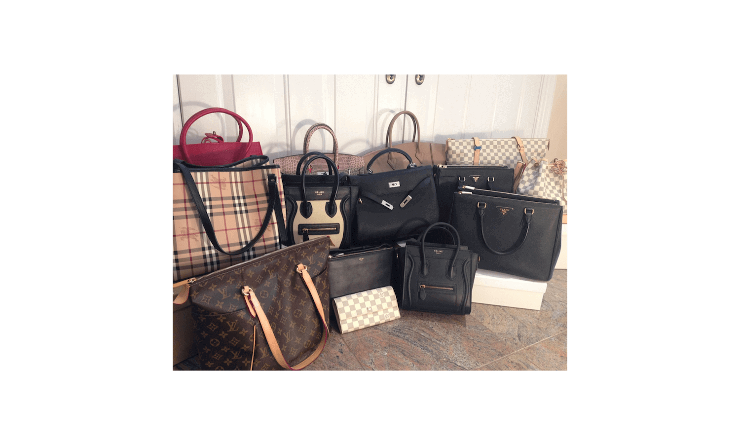 How to spot a fake designer bag