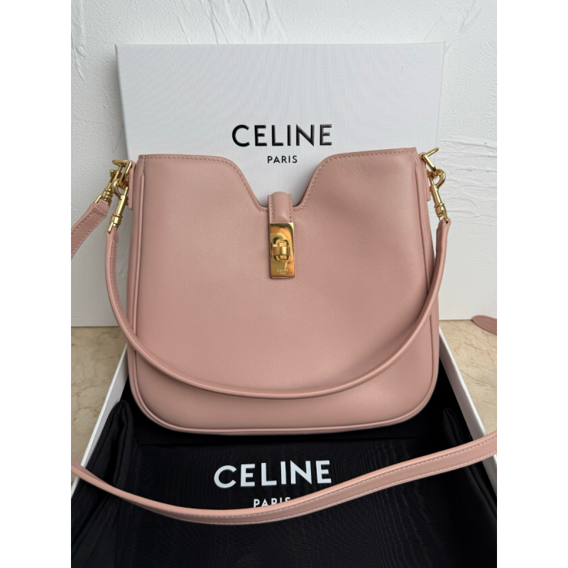 Celine Small Camille 16 Soft Bag in Smooth Calfskin-Soft Peach