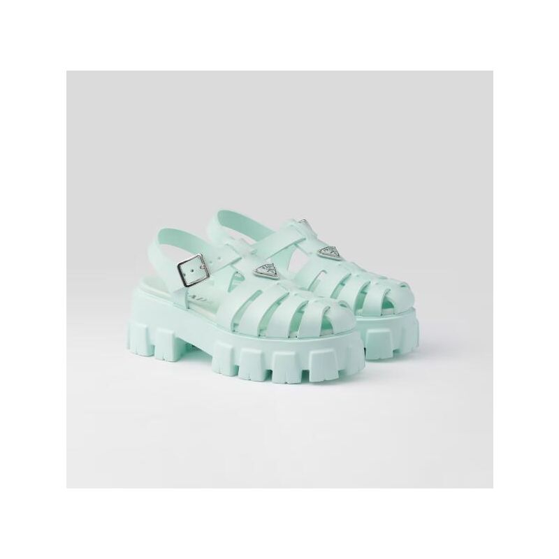 Prada Rubber Monolith sandals, 35-41