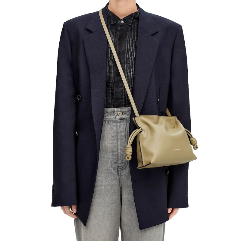 Loewe Mini Flamenco Bag-Clay