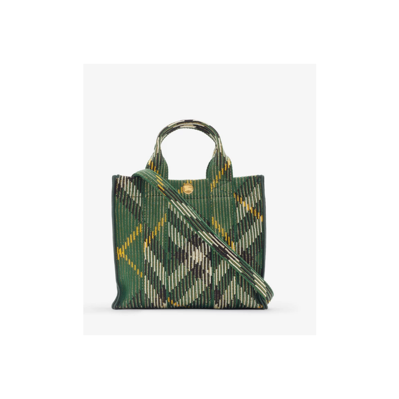 Burberry Mini Check Knitted Tote