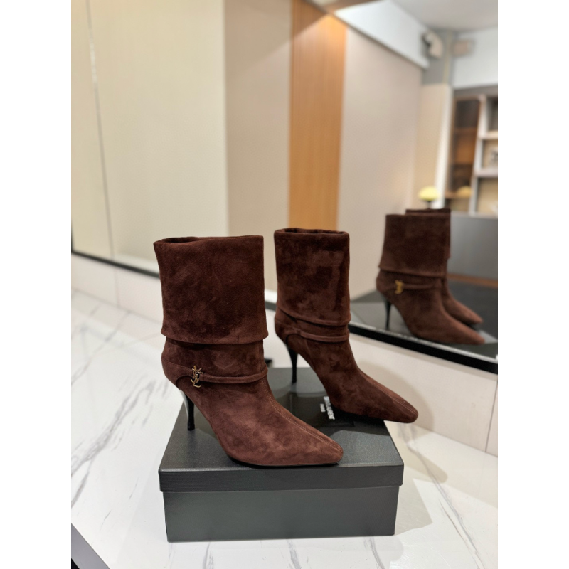 Saint Laurent Niki Leather Bootie