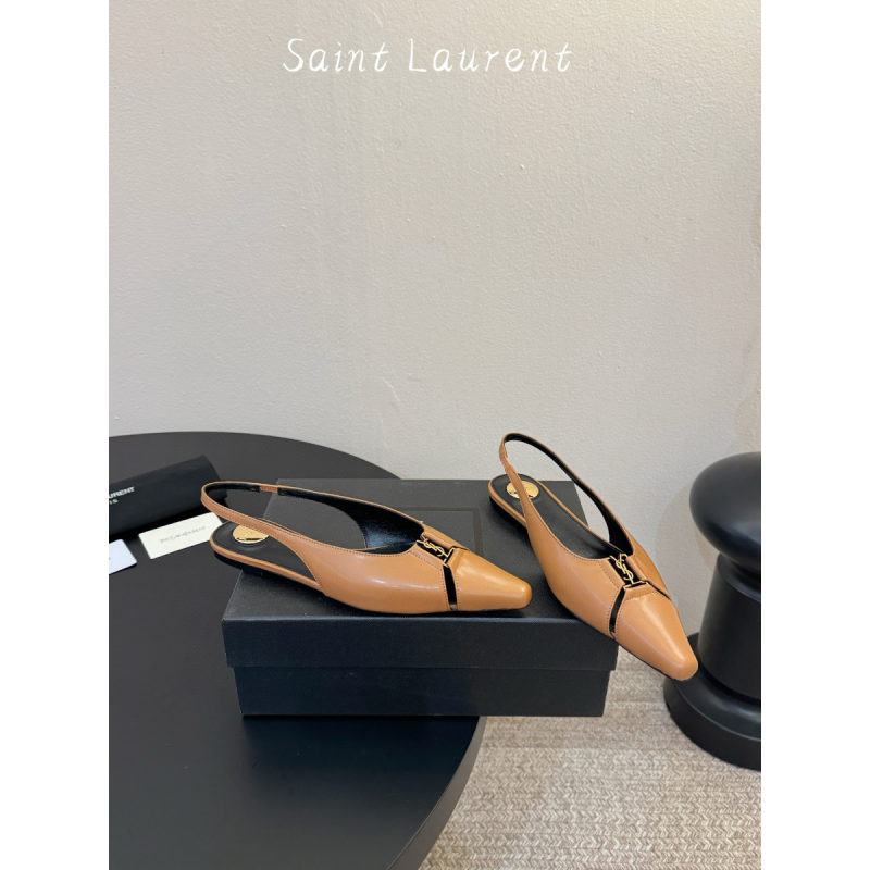 Saint Laurent Babylone Slingback Flat