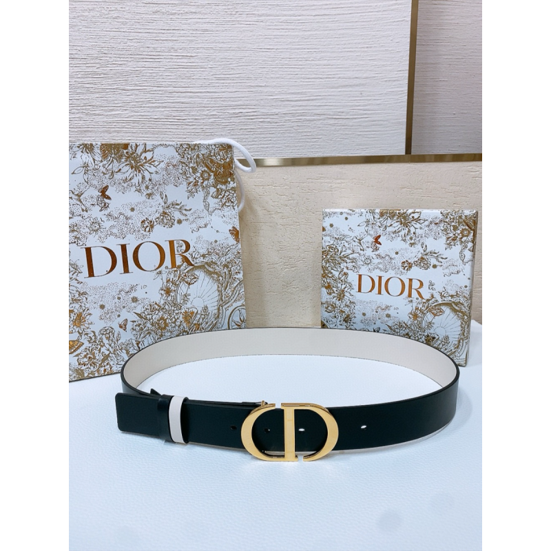 Dior Leather Belt 3.4cm
