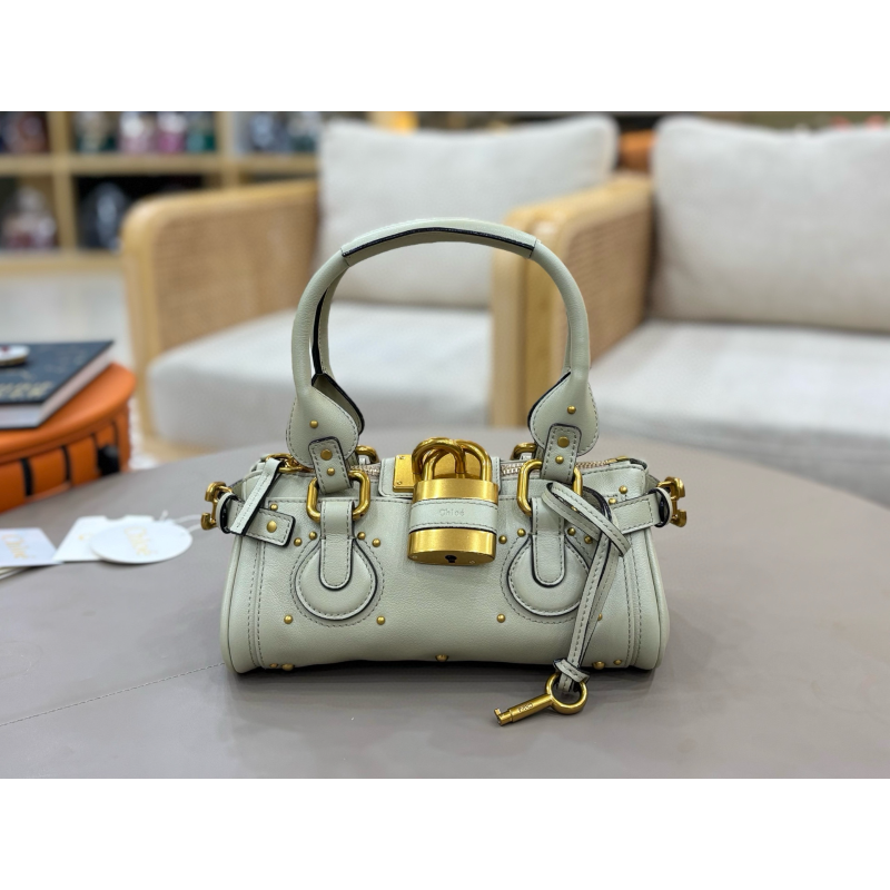 Chloe Paddington Small Bag-Light Grey