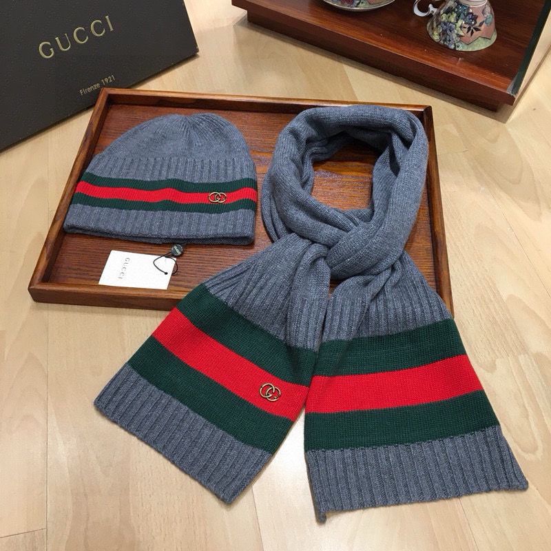 Gucci Wool Scarf and Beanie
