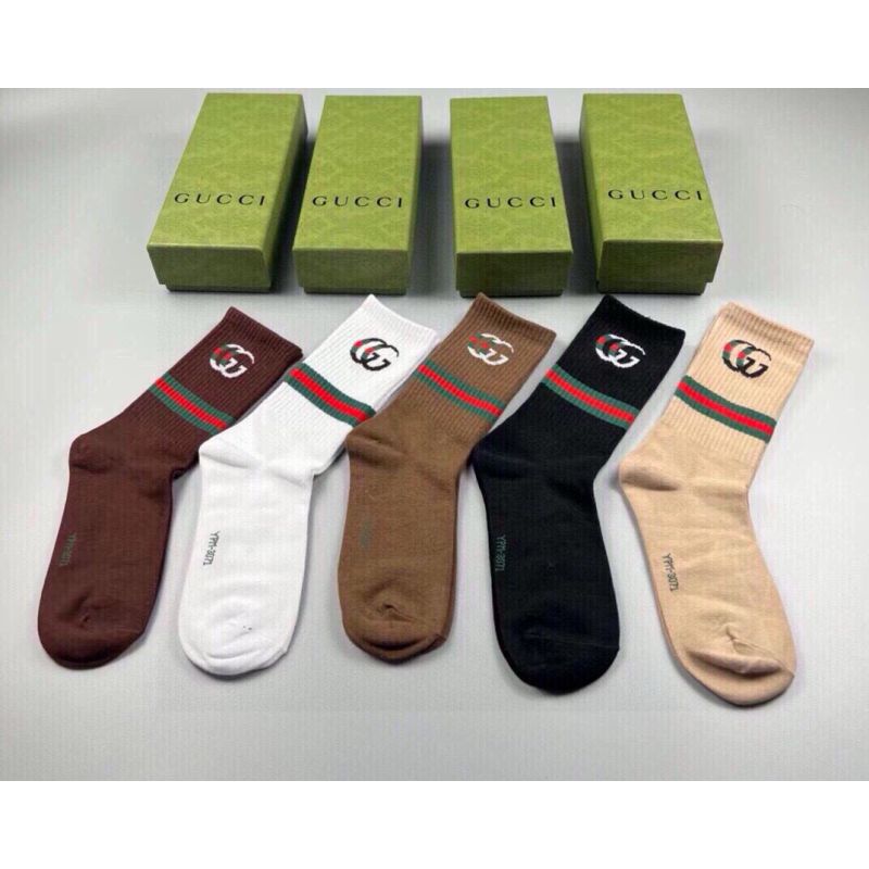 Gucci socks ( 5 pairs)