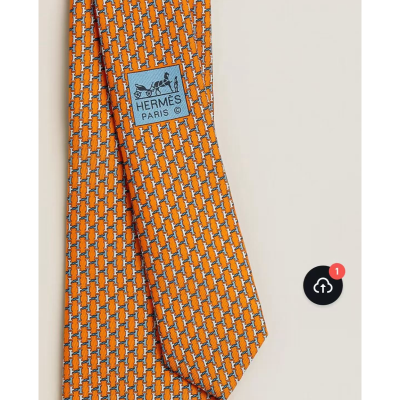 Hermes Silk Men's Tie