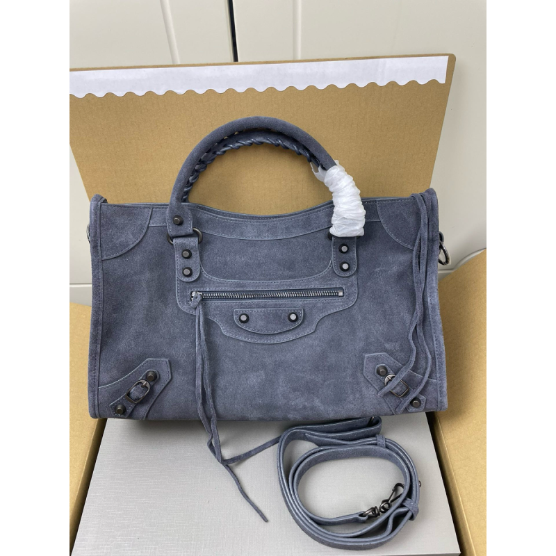 Balenciaga Le City Medium Handbag-Grey
