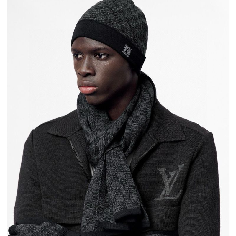 LV cashmere Scarf & Beanie