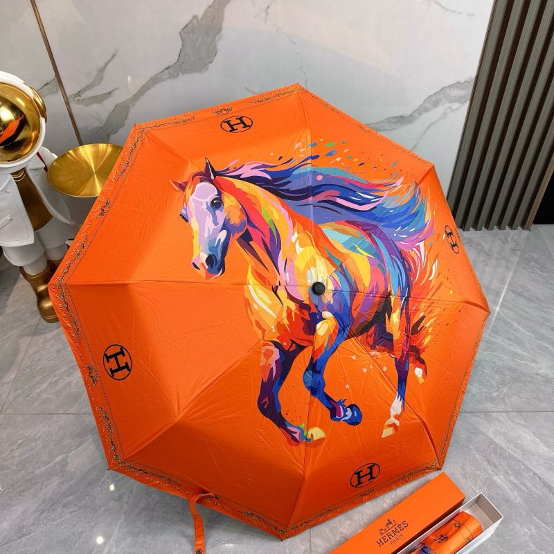 Hermes Folding Umbrella