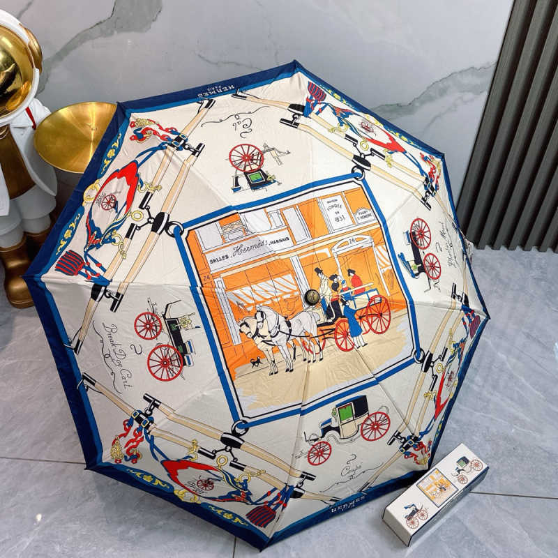 Hermes Folding Umbrella
