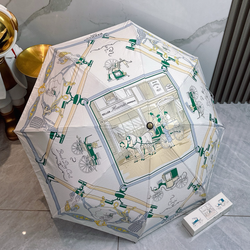 Hermes Folding Umbrella