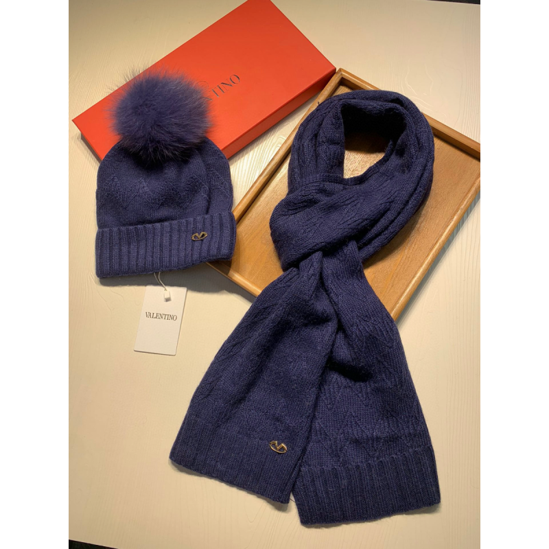 Valentino Cashmere scarf and hat