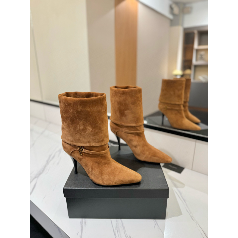 Saint Laurent Niki Leather Bootie