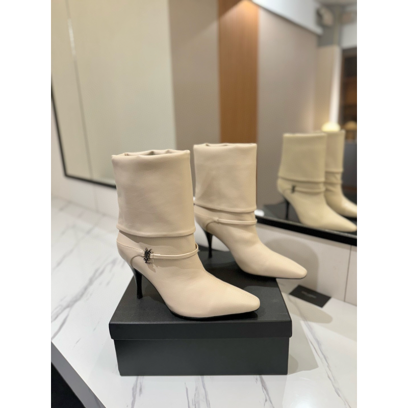 Saint Laurent Niki Leather Bootie