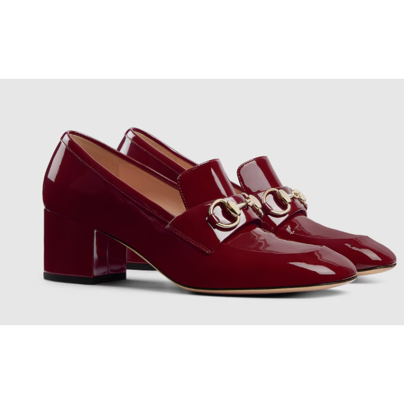 Women's loafer pump with Horsebit