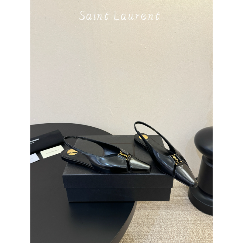 Saint Laurent Babylone Slingback Flat