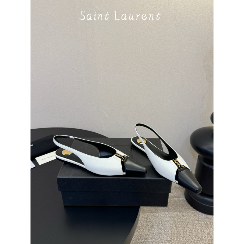 Saint Laurent Babylone Slingback Flat