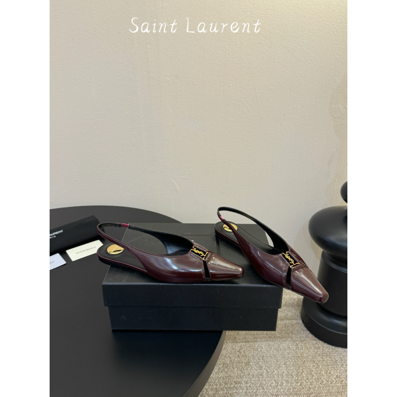 Saint Laurent Babylone Slingback Flat