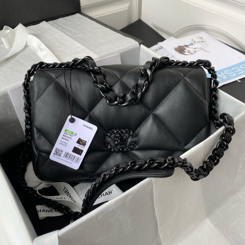 Chanel 19 Large Handbag -Black