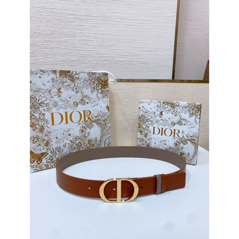 Dior Leather Belt 3.4cm