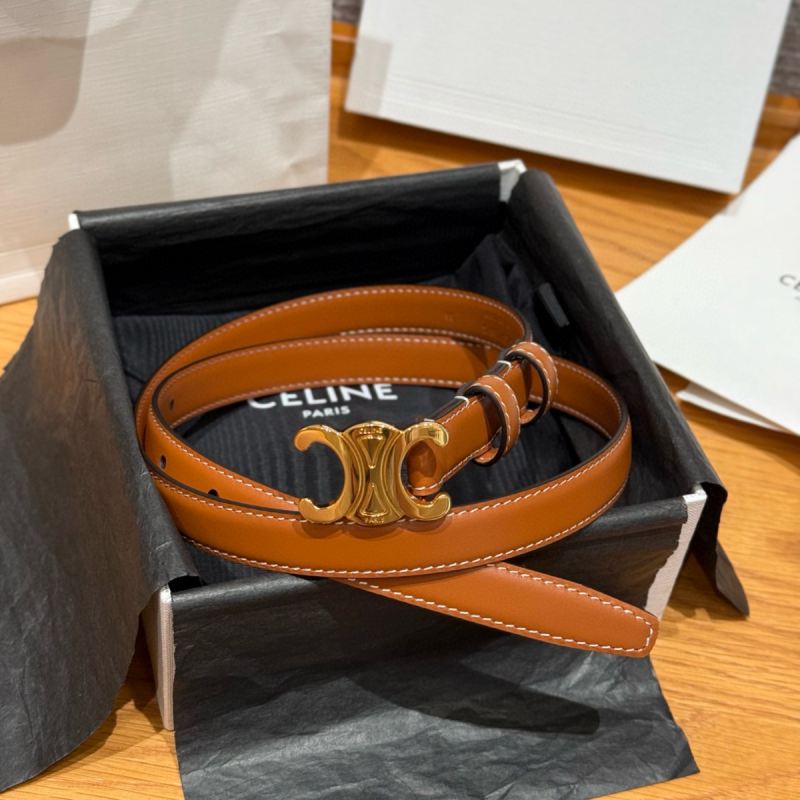 Celine Triomphe Belt 18mm 