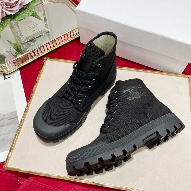 Celine Bulky Lace-up Unisex Boots, Size 35-46