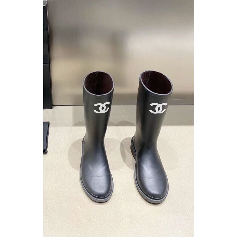 Chanel Rain Boots