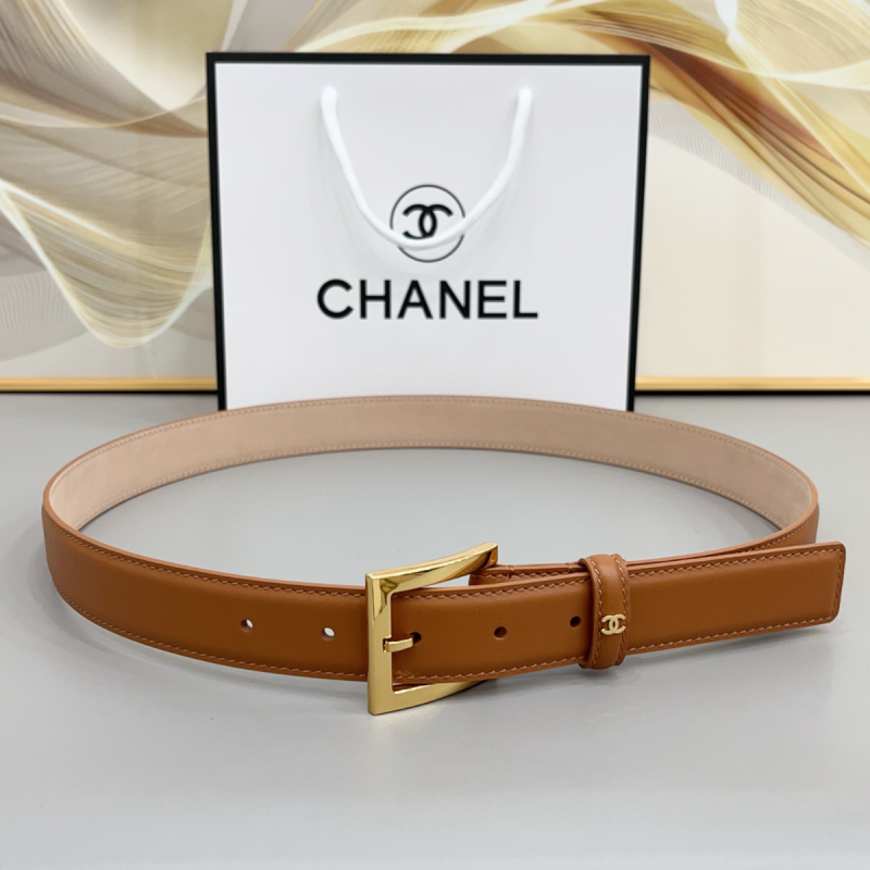 Chanel Leather Belt 3.0cm