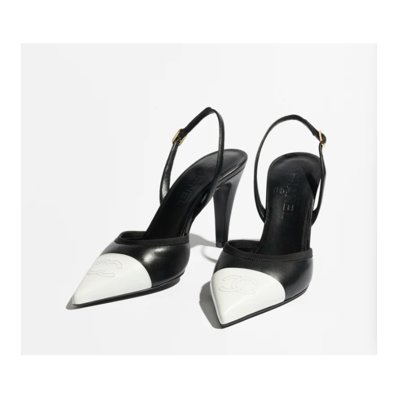 Chanel Slingbac Leather Pumps, Size 35-41