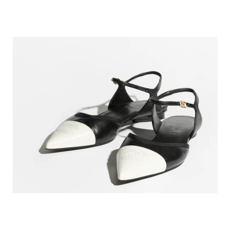 Chanel Slingback Flat Pumps, Size 35-41