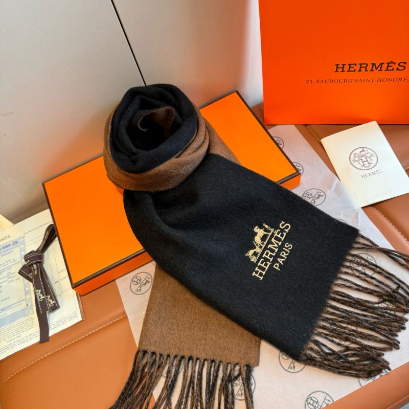 Hermes Cashmere Reversible Scarf
