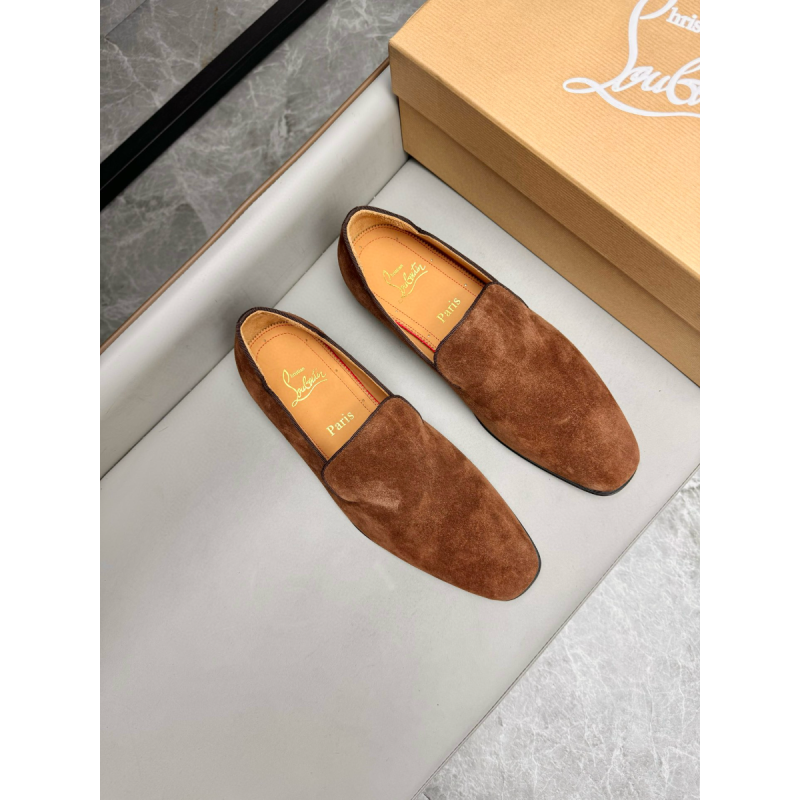 Christian Louboutin Men's Suede Loafter, Size 39-46