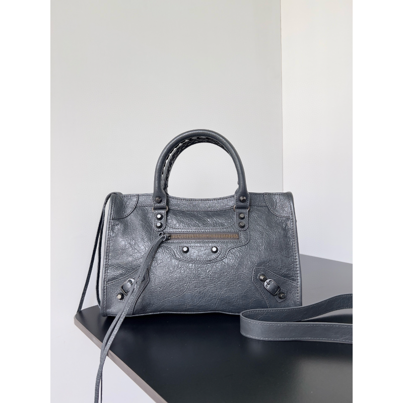 Balenciaga Le City Small Handbag-Dark Grey