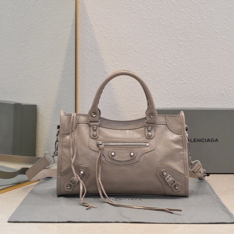 Balenciaga Le City Small Handbag-Stone beige