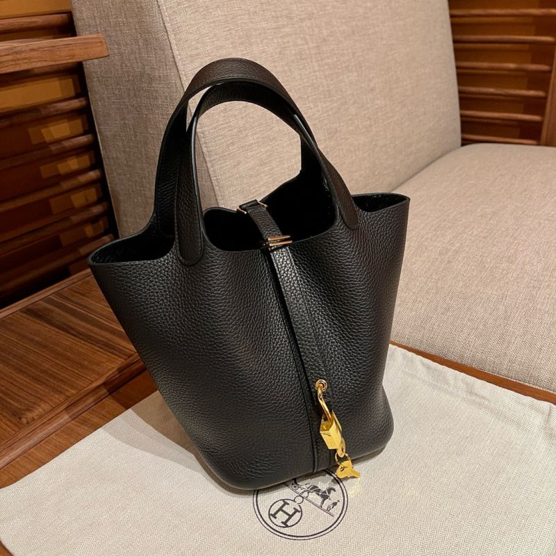 Hermes Picotin Lock Bag 18/22-Noir