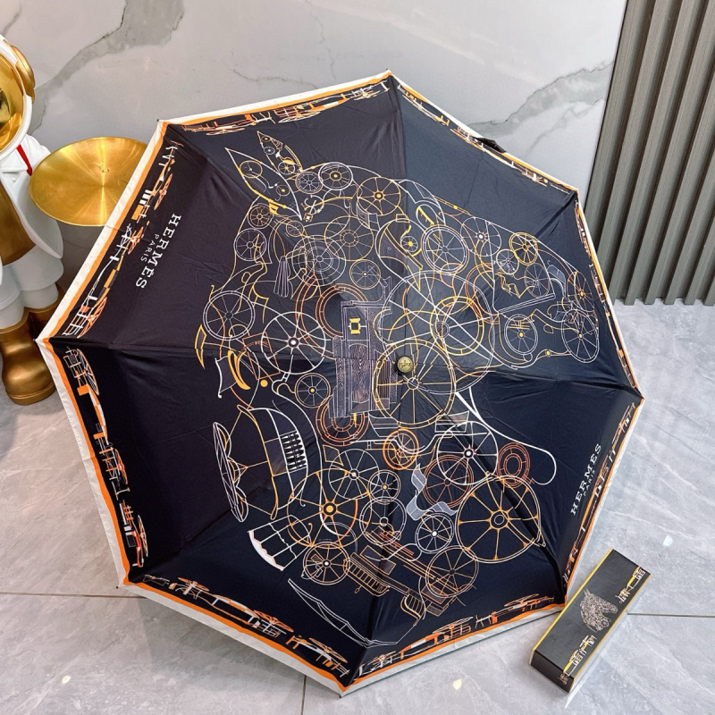 Hermes Folding Umbrella