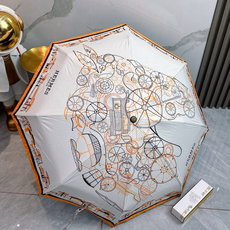 Hermes Folding Umbrella